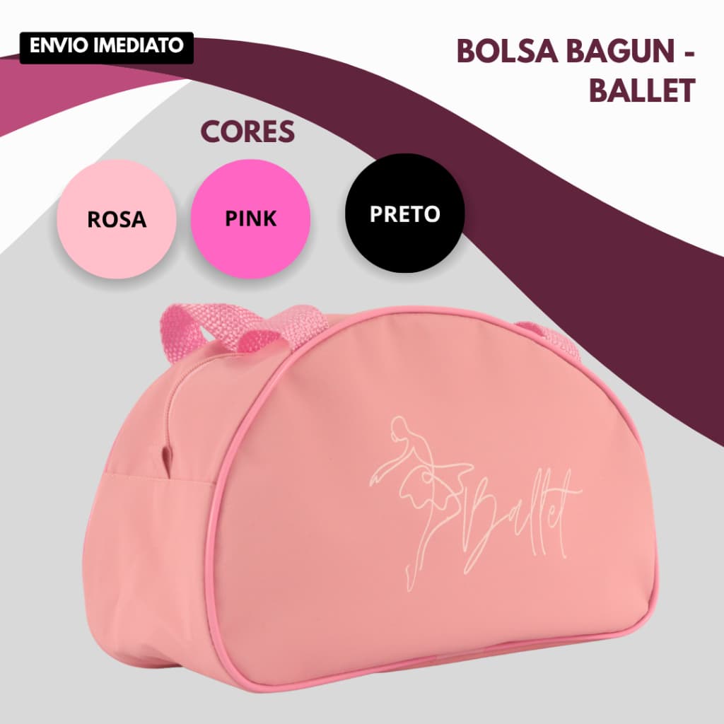 Bolsa Infantil Porta acessórios para Ballet, Jazz dança, Sport Multiuso