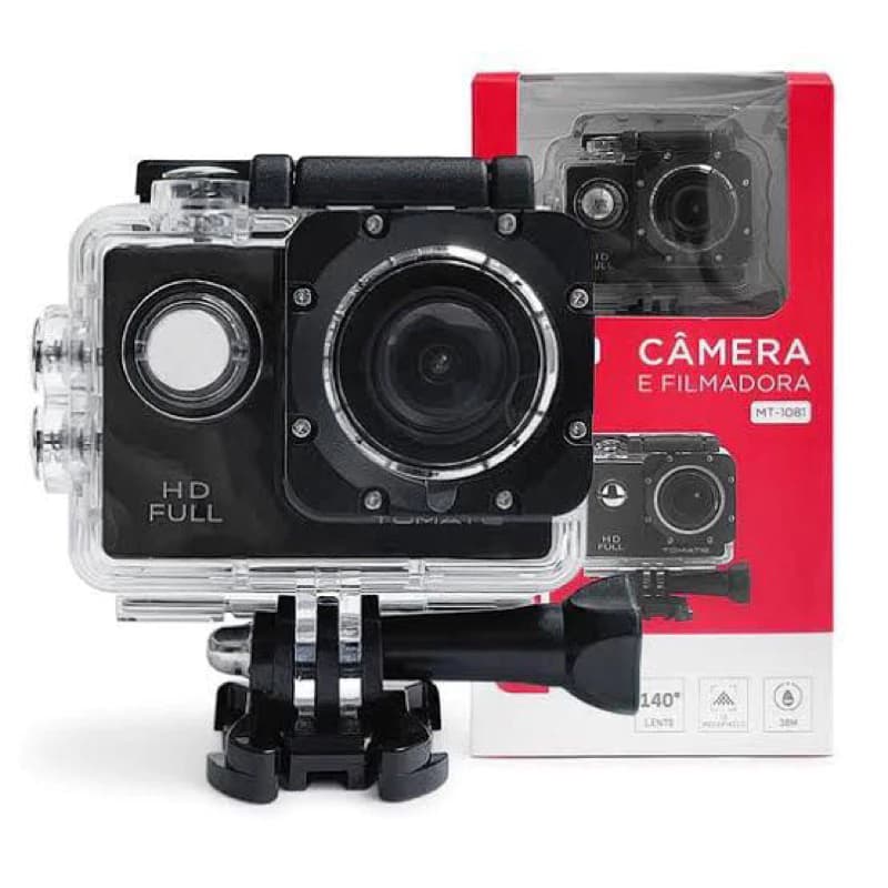 Câmera e Filmadora FULLHD Sportas modelo MT-1081 marca TOMATE