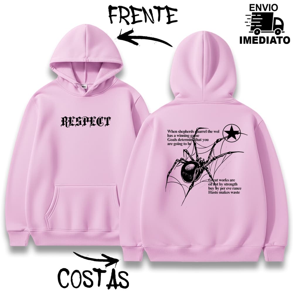 Moletom Unissex Flanelado Premium Confortável ''RESPECT'' Trapper Lançameto 2026 Envio Rapido  20