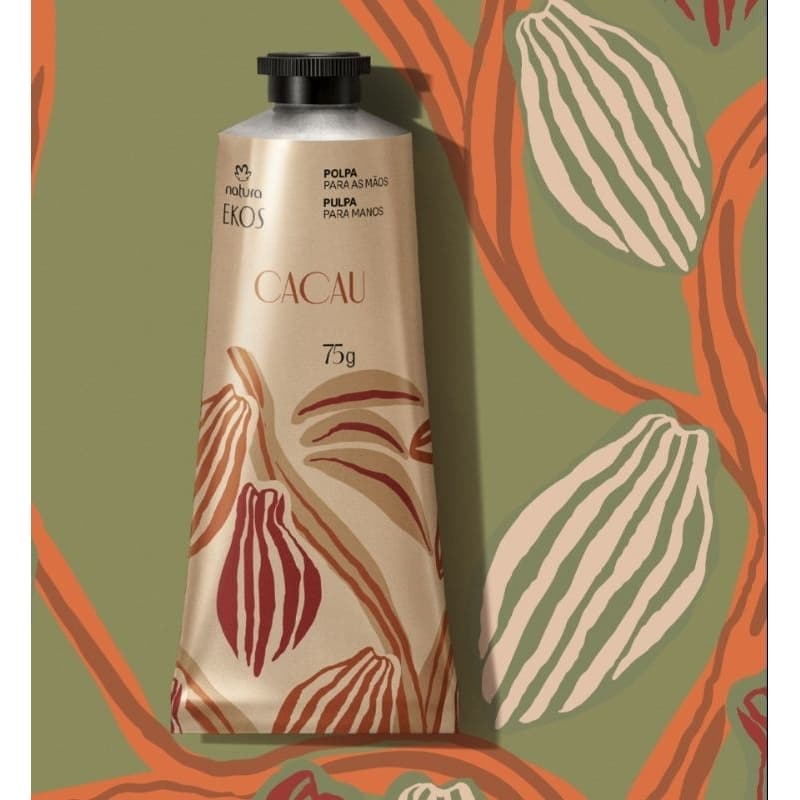 Polpa Hidratante Natura PARA MÃOS E UNHAS Ekos Cacau 75g