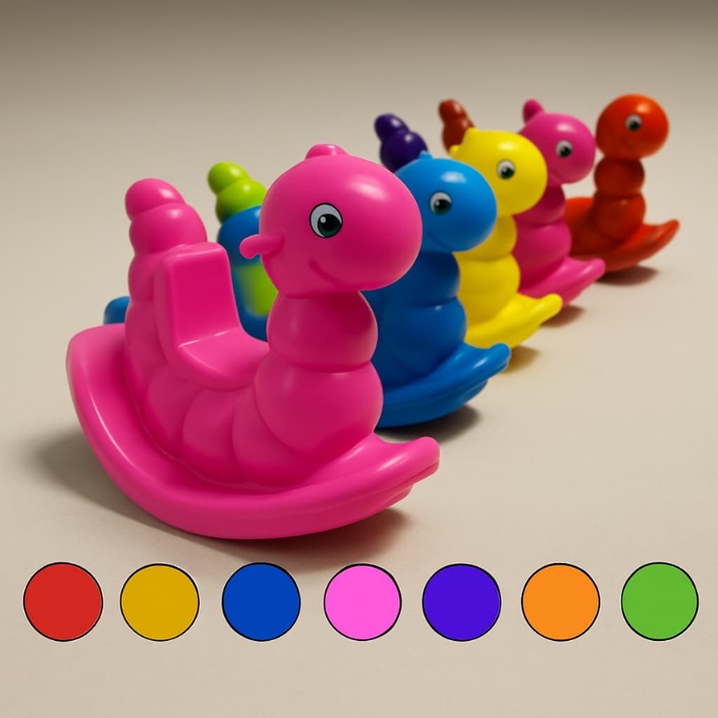 Gangorra Minhoca Balanço Criança Infantil Nhoca Click New Brinquedo