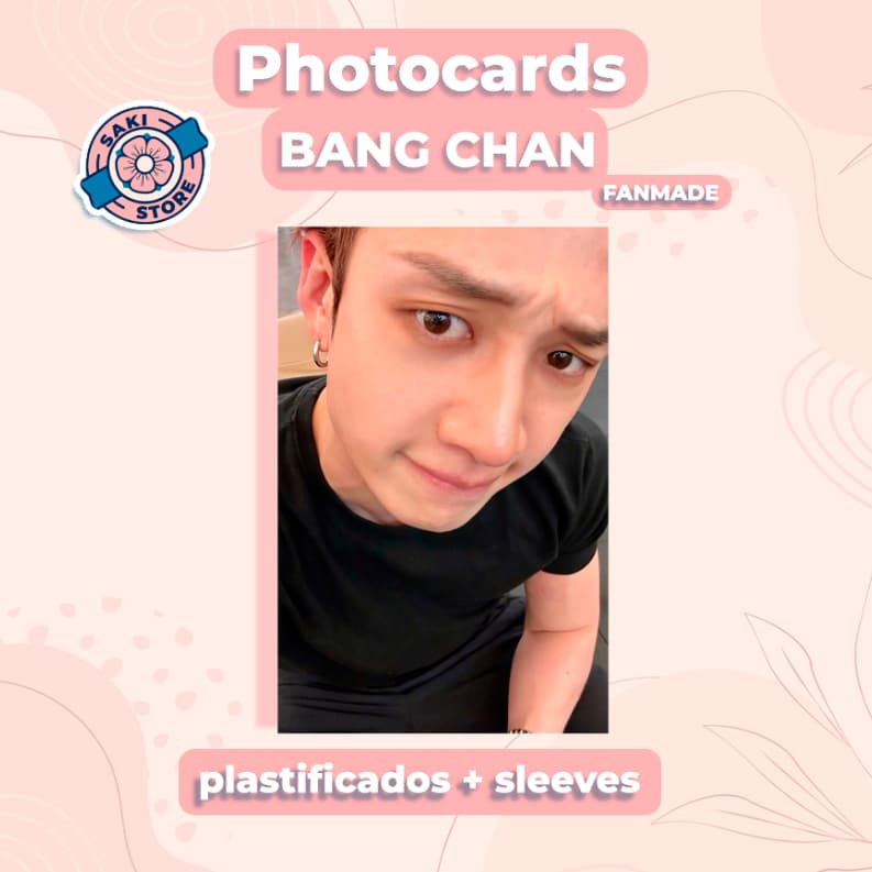 Photocards Bangchan - Fanmade - Kpop - Selca