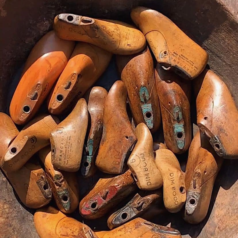 Forma de Sapato Antiga Unidade E Par Decoração Vintage Forma Sapateiro Em Madeira Adulto e Infantil