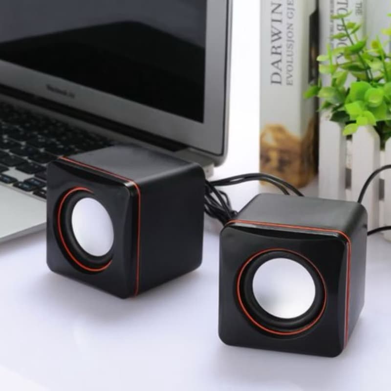 Caixa Caixinha de Som para Notebook Computador PC USB P2 Auxiliar