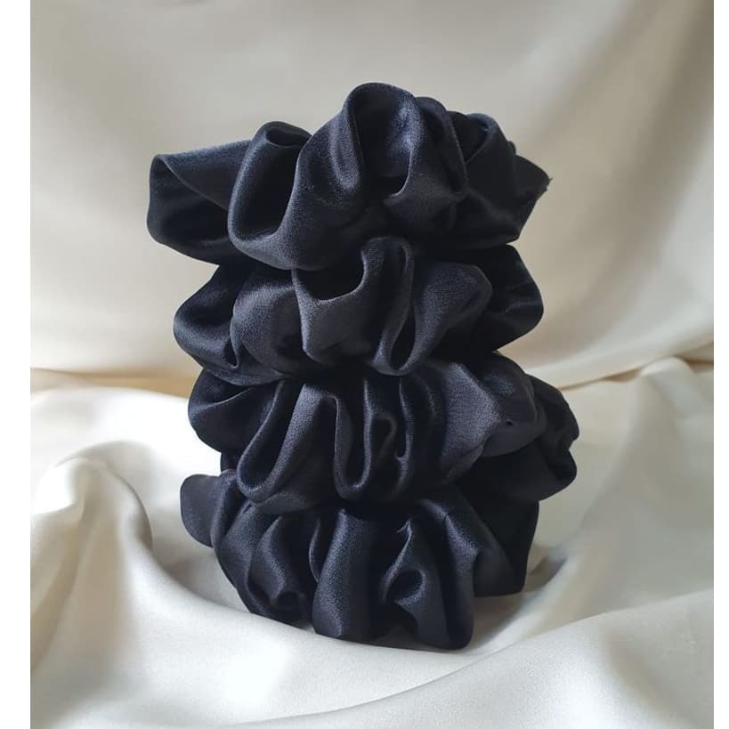 Xuxinhas de Cetim Anti-Frizz Kit 5,10,15,20 | Scrunchies Prendedor de Cabelo Mimo Lembracinha Rosa Bebê,