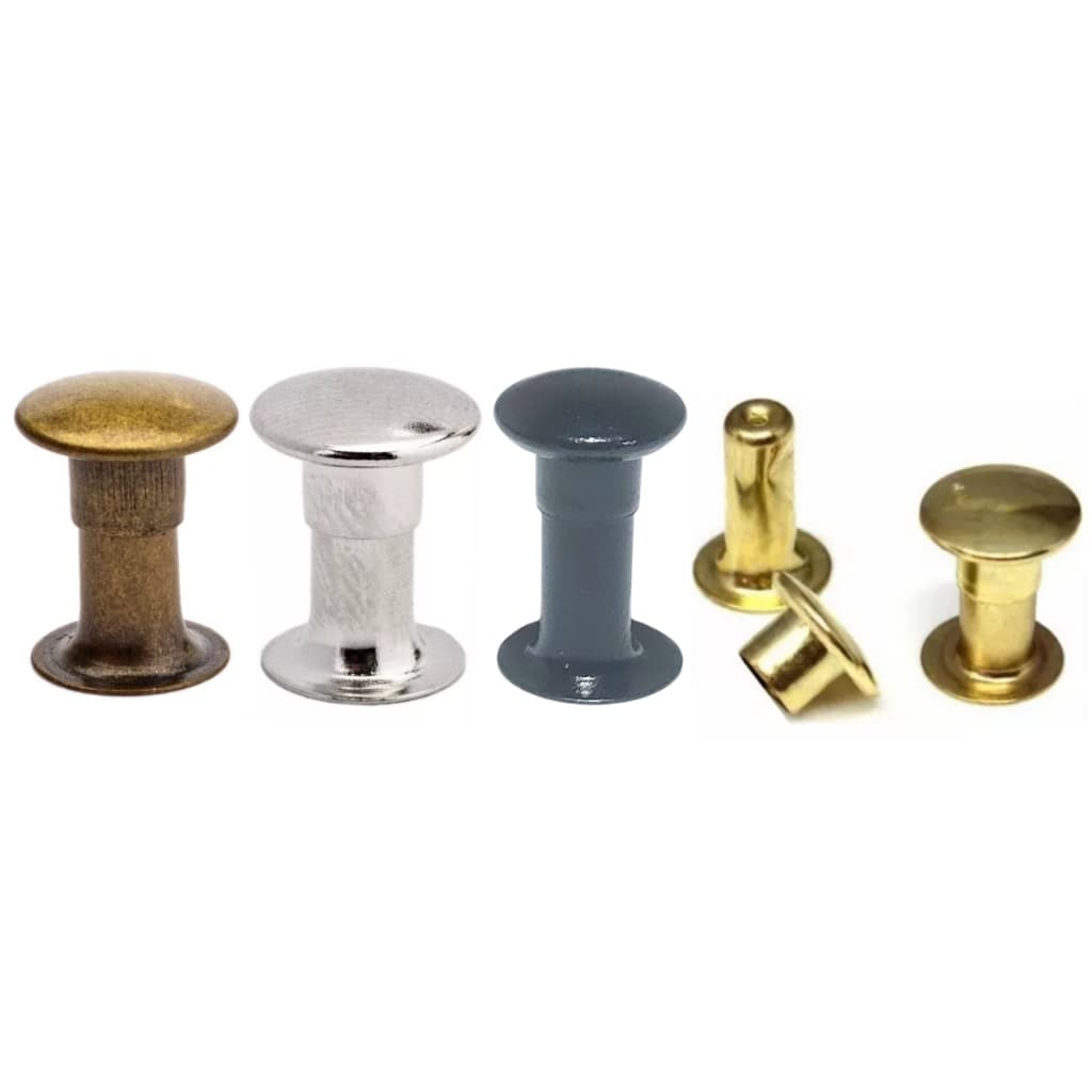 Rebites Nº1.5,2,3,4,5 Para Confecção Geral Armarinhos Artesanato Roupas Cintos