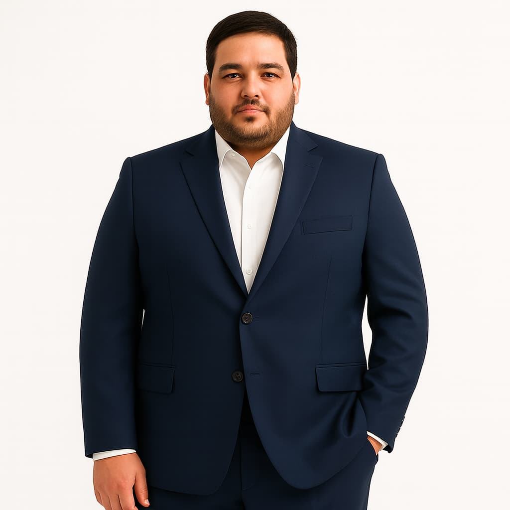 Terno Plus Size Elegantes Extra grande - (Paleto- Calça - Cabide- Capa Protetora Plastica transparente)- Envio Imediato