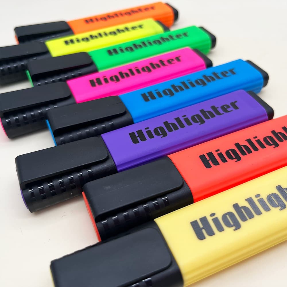 Kit 4/6 Cores Marca Texto Alta Qualidade Nao Transborda Caderno Estudante Presente