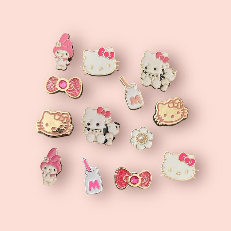 Pins/Bottons em ABS com pino adaptador para personalizar Babuches