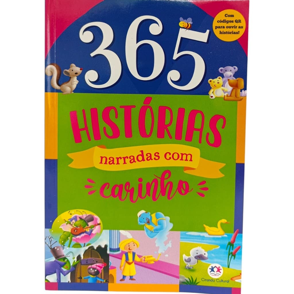 365 Histórias Narradas com Carinho – Ciranda Cultural - histórias infantis - qr code