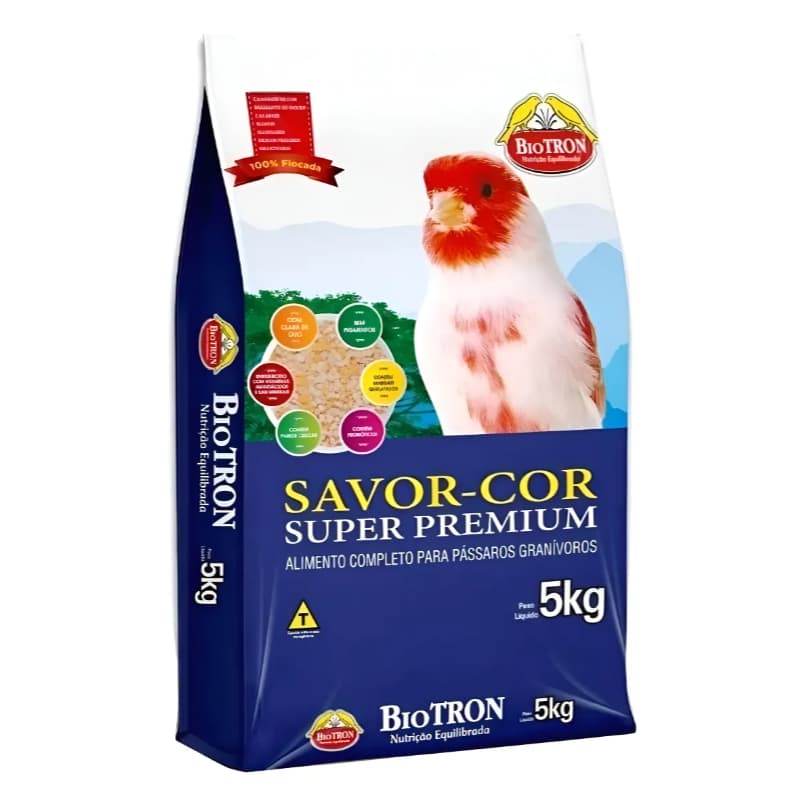 Biotron Farinhada Para Canário Savor Cor 5kg