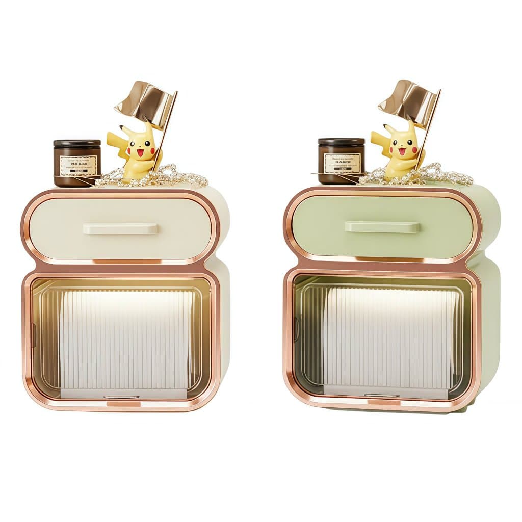 Suporte Porta Papel Higiênico Lenço Acessórios Acrílico Parede Luxo