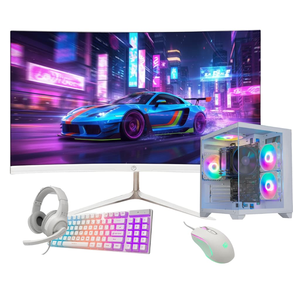 Computador Pc Gamer i7 6ª + GTX 1660 Super 16GB DDR4 de Ram 480gb SSD monitor 23 curvo