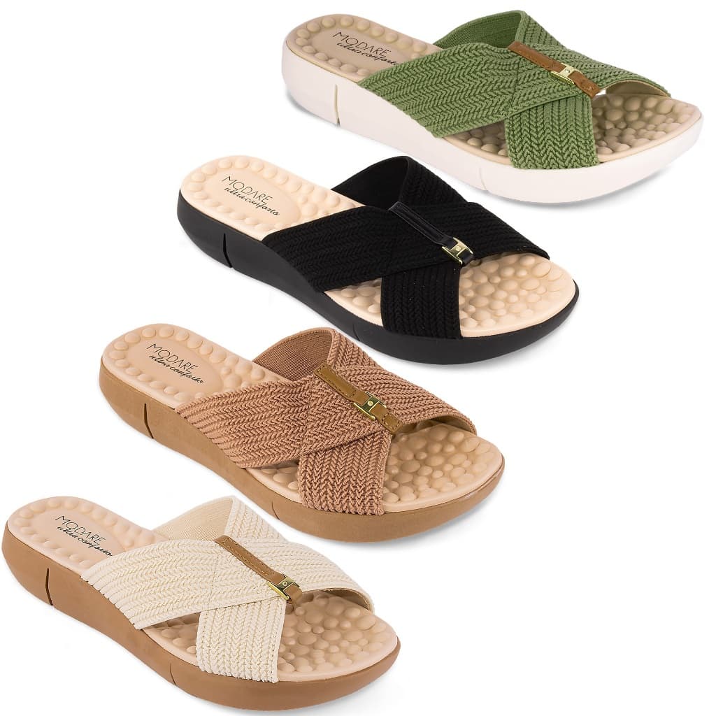 Chinelo Modare Ortopédico Esporão Massageador Conforto 7142