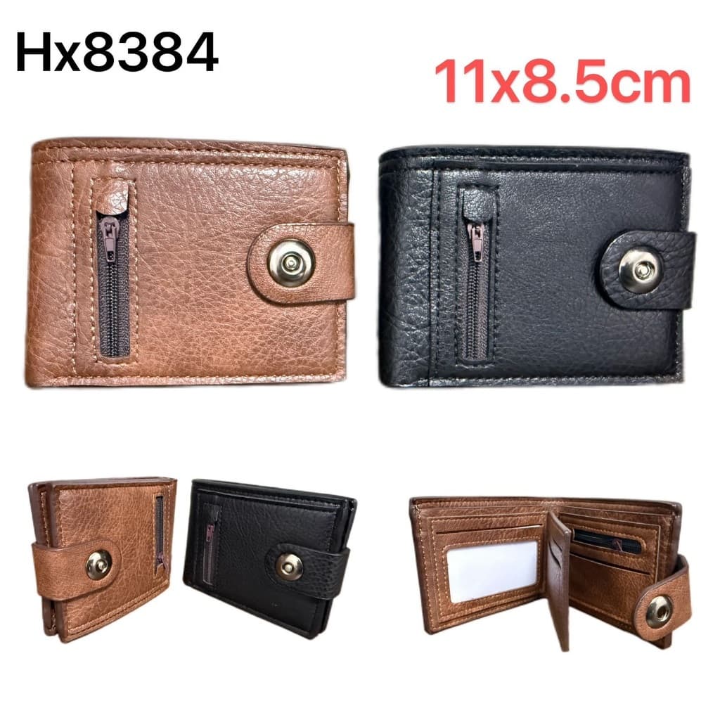 Carteira Masculiena Pequna Porta Cartões de Couro Sintético 8384