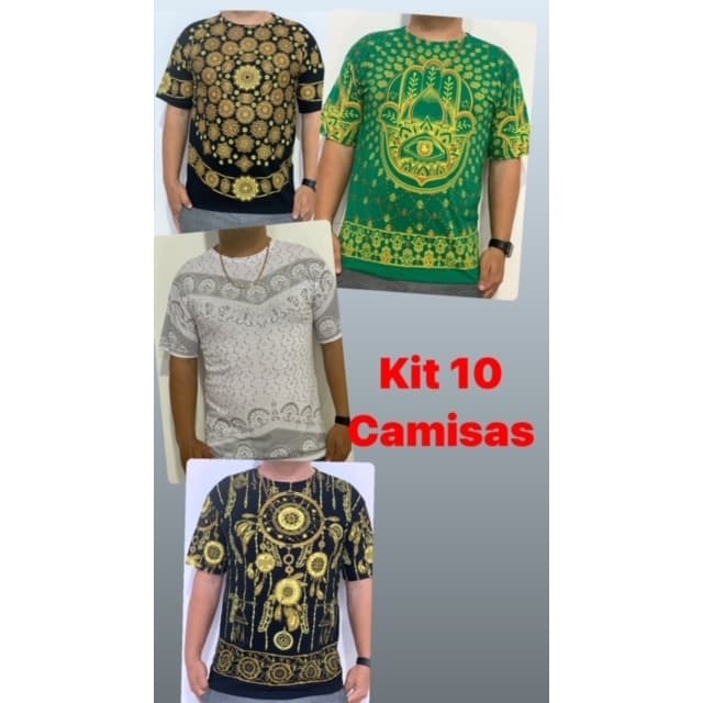 KIT 10 CAMISAS INDIANA