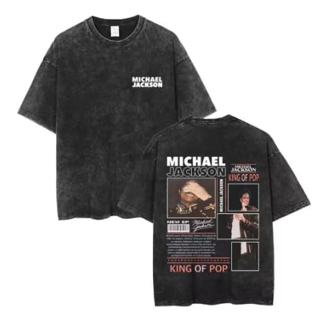 Camiseta Camisa Blusa Unissex Michael Jackson – Moda Pop com Caimento Perfeito