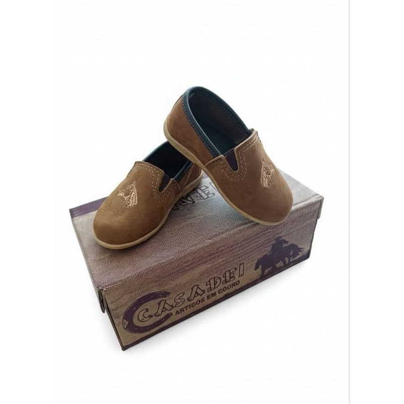 ALPARGATA COURO  LEGÍTIMO  INFANTIL