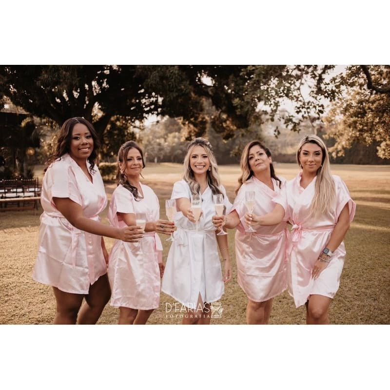 KIT DE 10 ROBES EM CETIM CHARMOUSSE, MELHOR QUALIDADE.