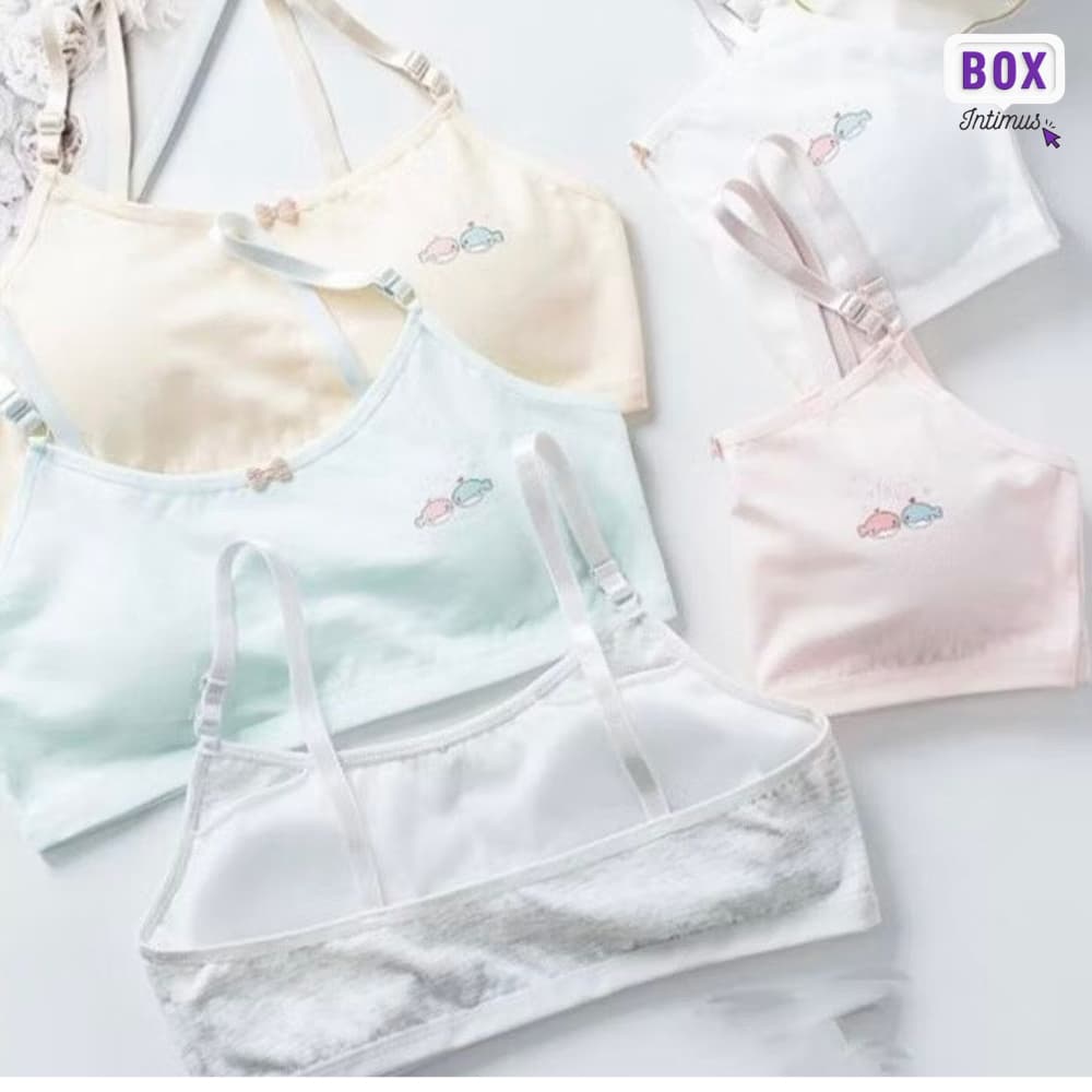 Top Infantil Juvenil com Bojo Leve Confortável Alcinha Regulável.