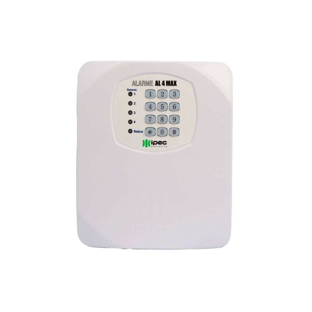 CENTRAL DE ALARME AL4 MAX 4 SETORES PARTICIONAVEIS