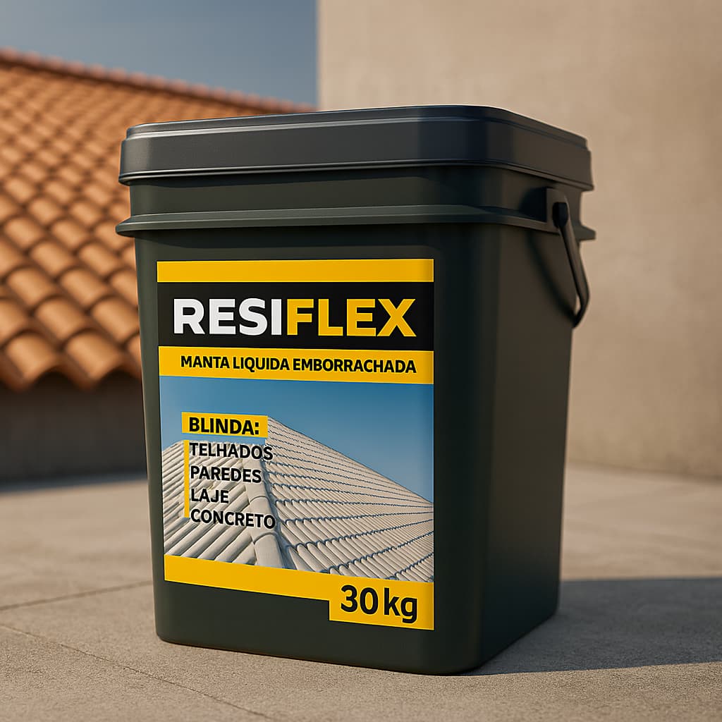 Borracha Líquida Impermeabilizante Térmico para Lajes, Coberturas e Estruturas de Concreto