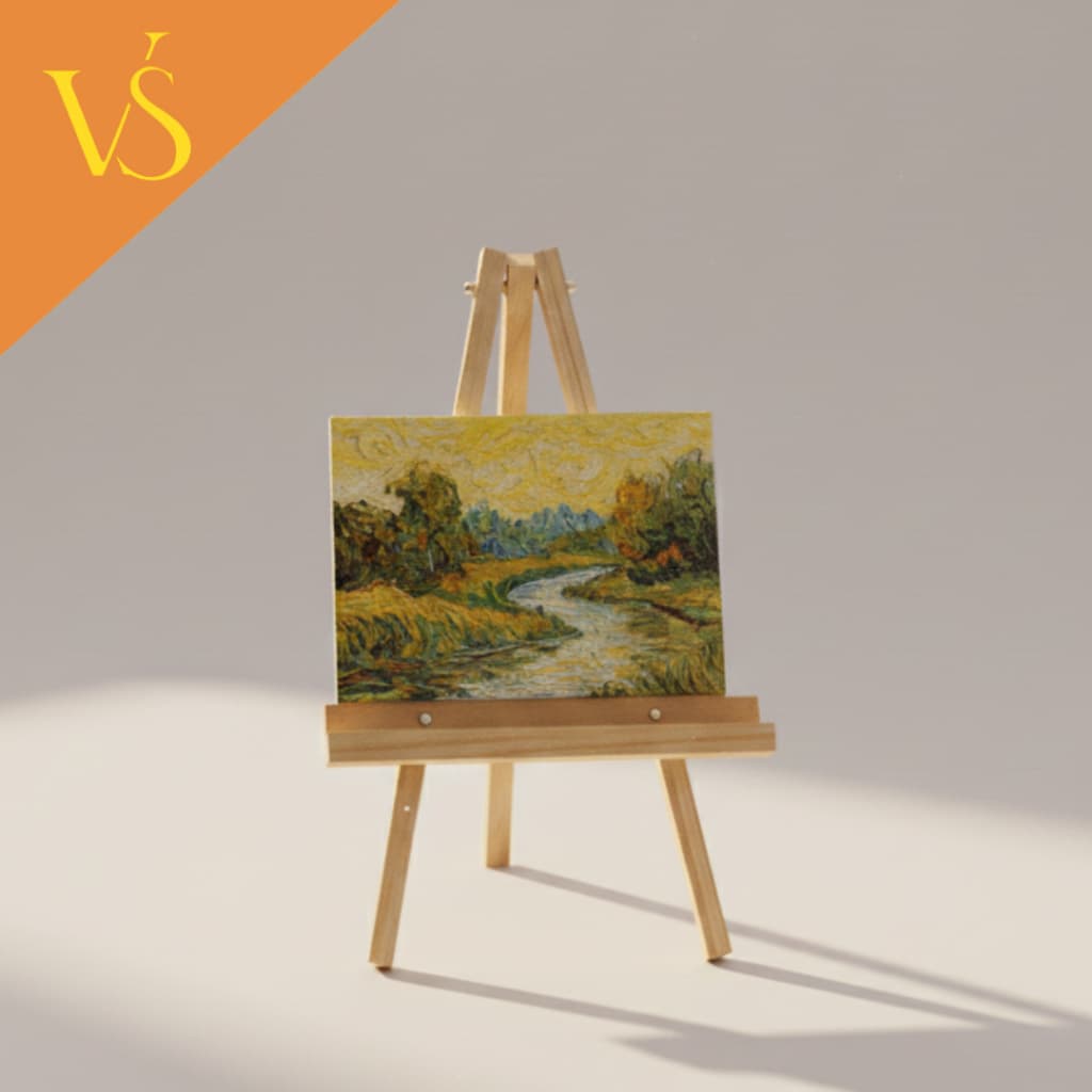 Cavalete Para Telas E Pinturas Desenho Criança MDF 50cm