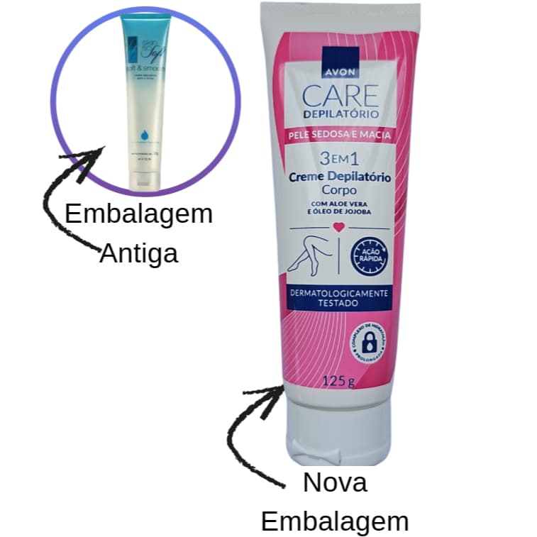 Creme Depilatório Para o Corpo Avon 125g
