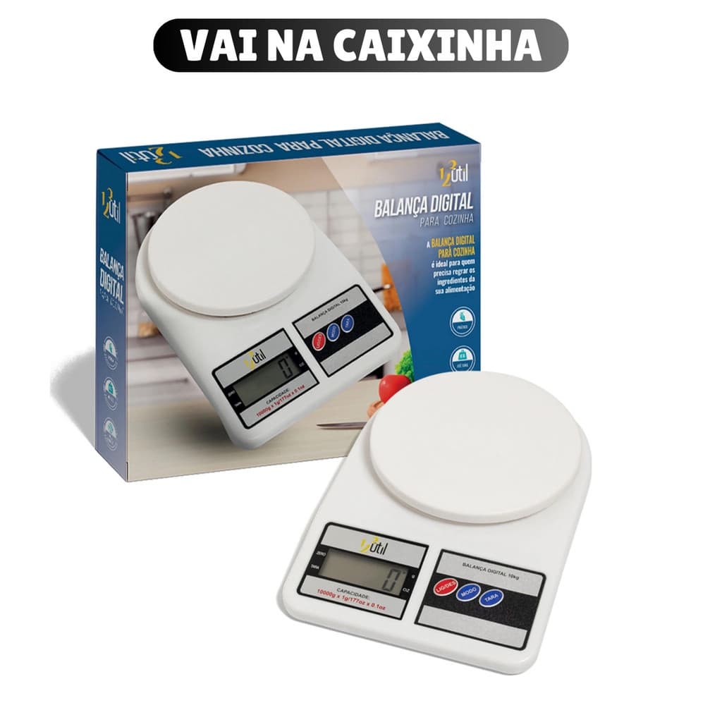 Balança Digital De Precisão Doméstica 10kg Frigopro