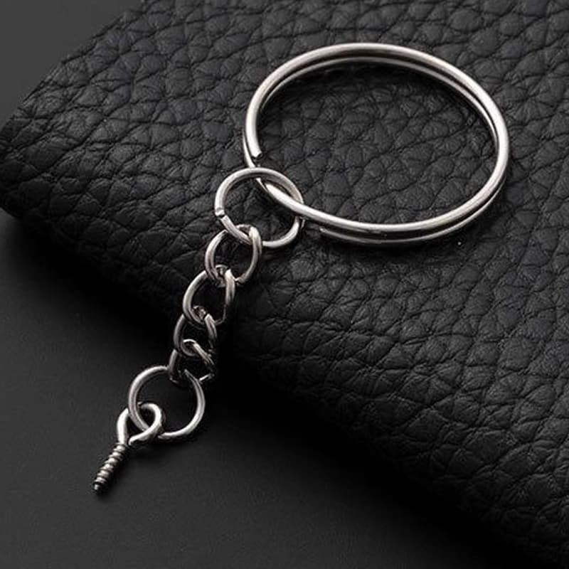 25-200 Pçs Argolas Para Chaveiro+50 Pcs Elo 8mm PRATA/DOURADO Aplicável a vários acessórios de pulseira de moda de