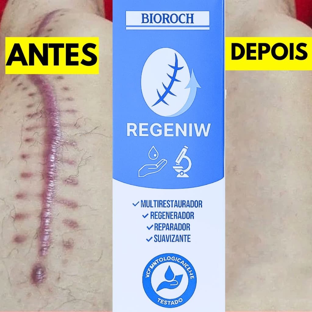 Gel Creme Cicatrizante e Clareador de Cicatriz e Marcas nas Pele Estrias Acnes