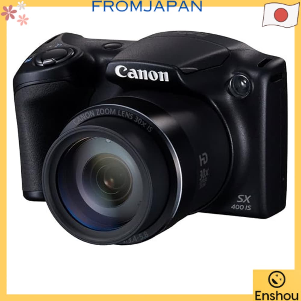[USED][Direto do Japão]Canon câmera digital PowerShot SX400IS(BK) aproximadamente 16 megapixels zoom óptico 30x preto
