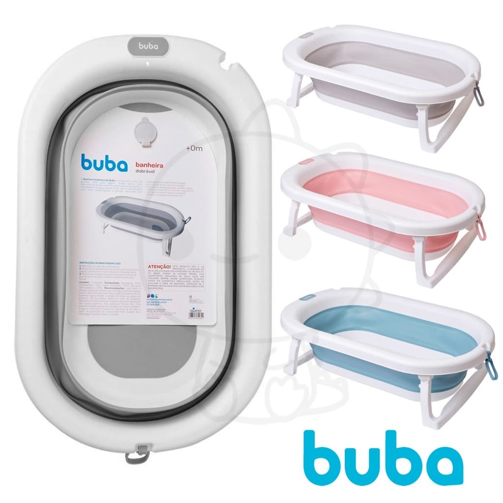 Banheira Dobravel Buba Infantil Banheira bebê