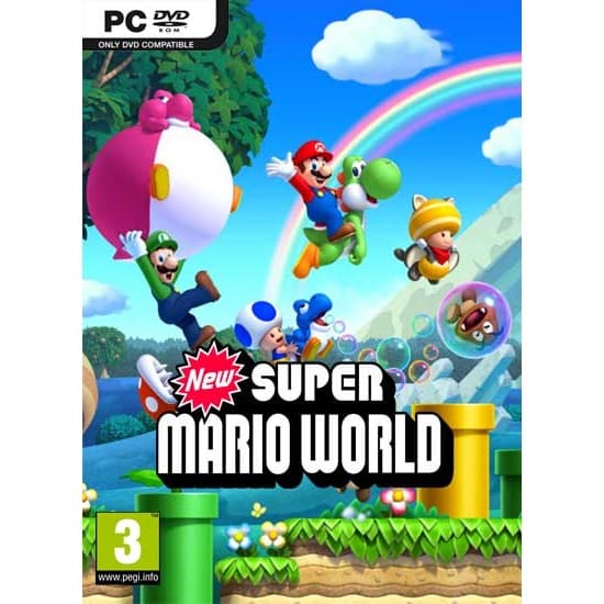 Newerr Super Mario World (PC) midia fisica