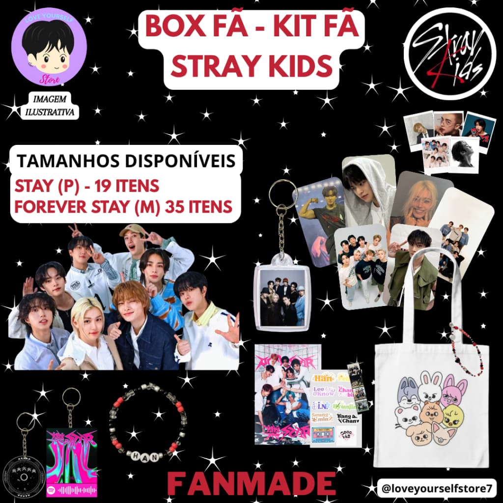BOX FÃ  STRAY KIDS -  KIT FÃ - FANMADE