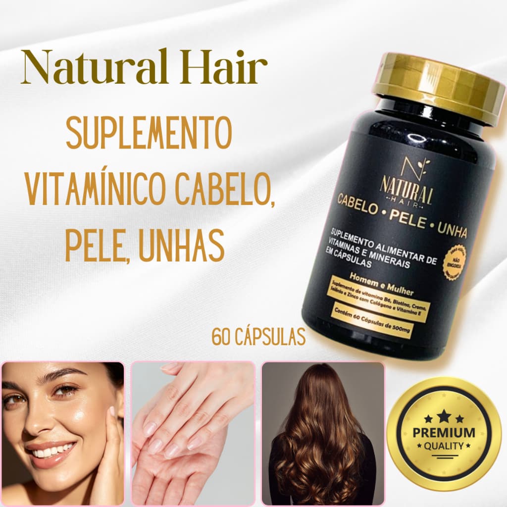 Tratamento Antiqueda Cabelos Crescer Cabelo 60 Capsulas