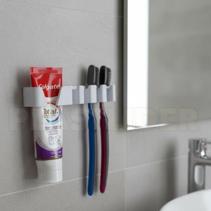 Suporte para Escovas e Pasta de Dente