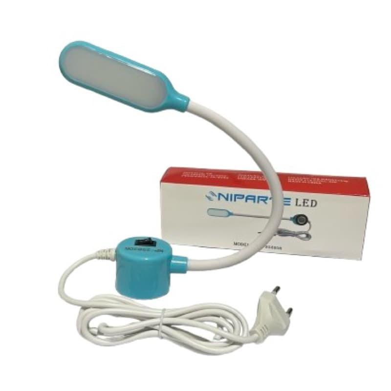 Luminária NIPARTE 20 Pontos LEDs COB Bivolt Haste Flexível Com Base Magnética Para Máquina De Costura Industrial