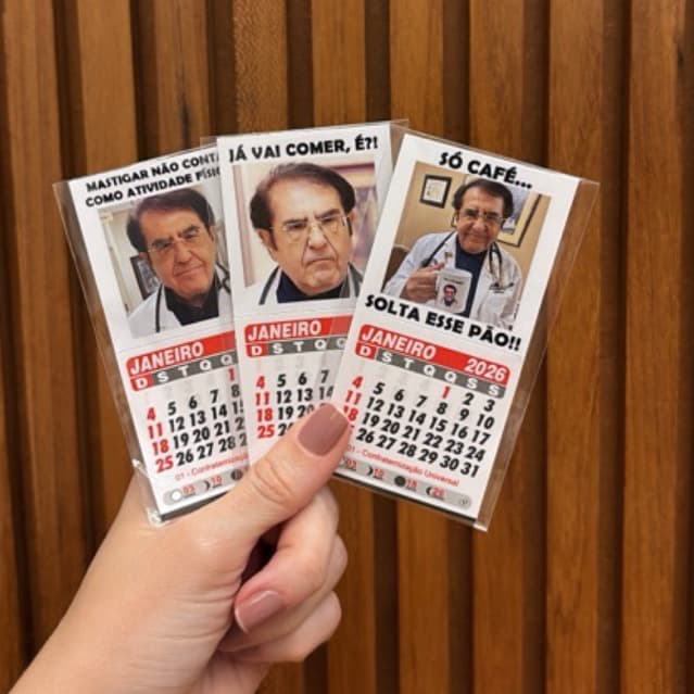 Kit Calendário 2026 - Frases Dr. Now - Quilos Mortais