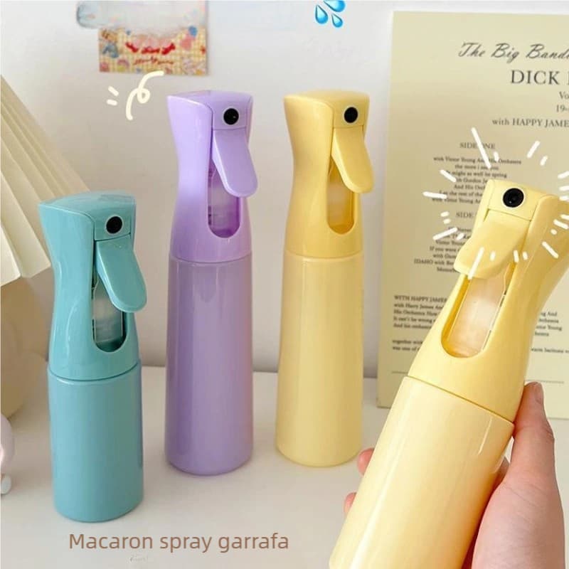 Borrifador Jato Contínuo Névoa Multiuso Profissional Spray 200ml Cabelos Plantas Limpeza