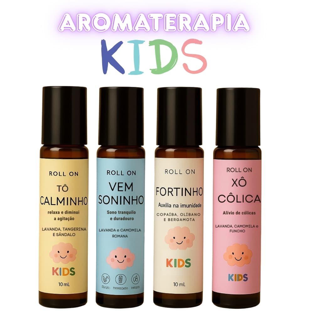 Rollon de Oleo Essencial Infantil Aromaterapia para Bebês Linha Kids Tropfen 10 mL