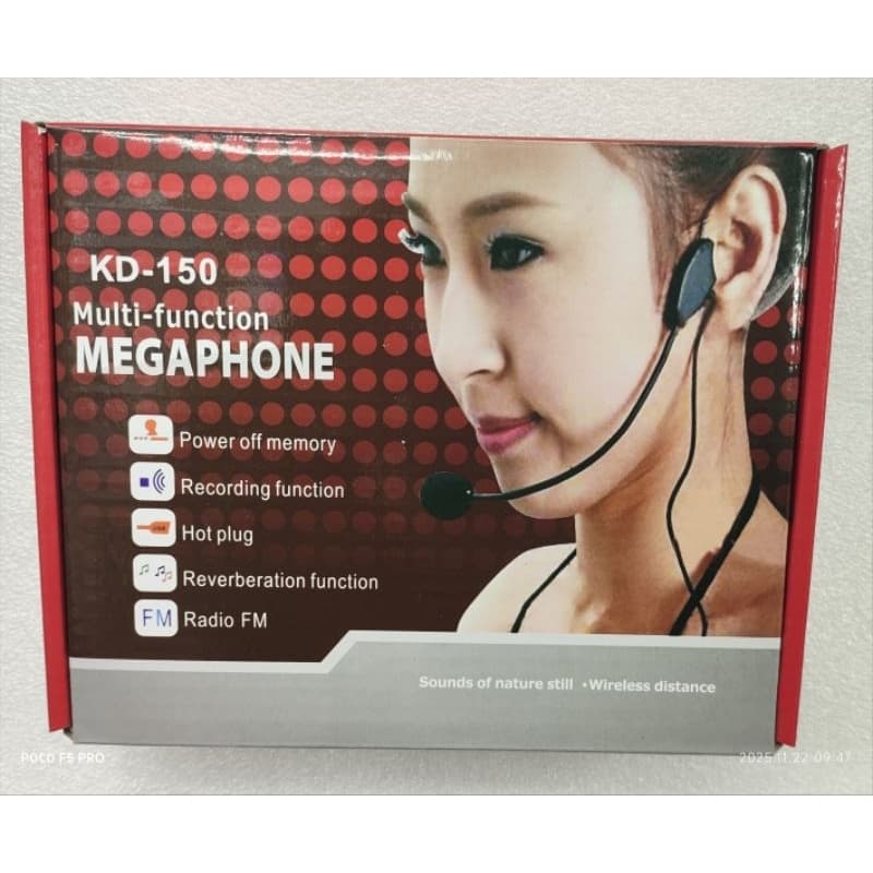 MEGAPHONE KD-150 Multi function