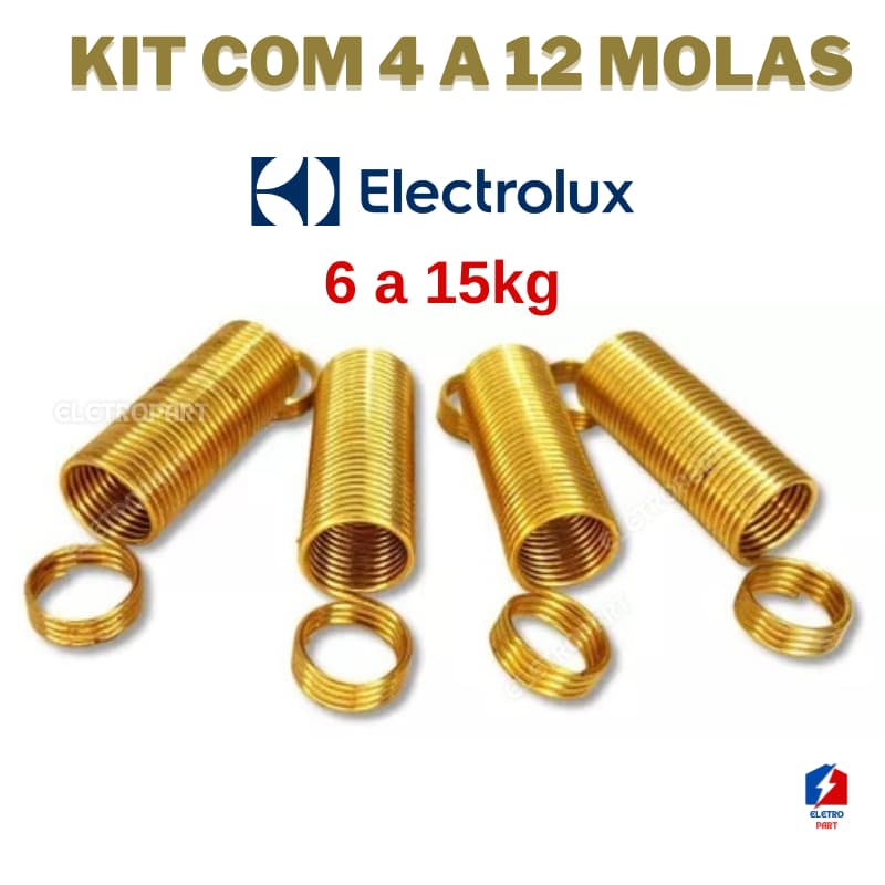 Mola Para Lavadora Electrolux Do Cesto  Kit 4 Unidades