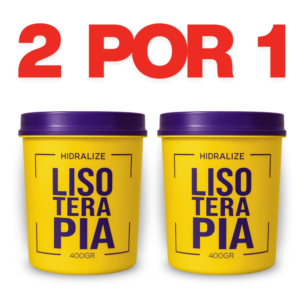 Máscara Capilar Lisoterapia 400g Hidratação Profunda Reconstrução Nutrição e Brilho Intenso