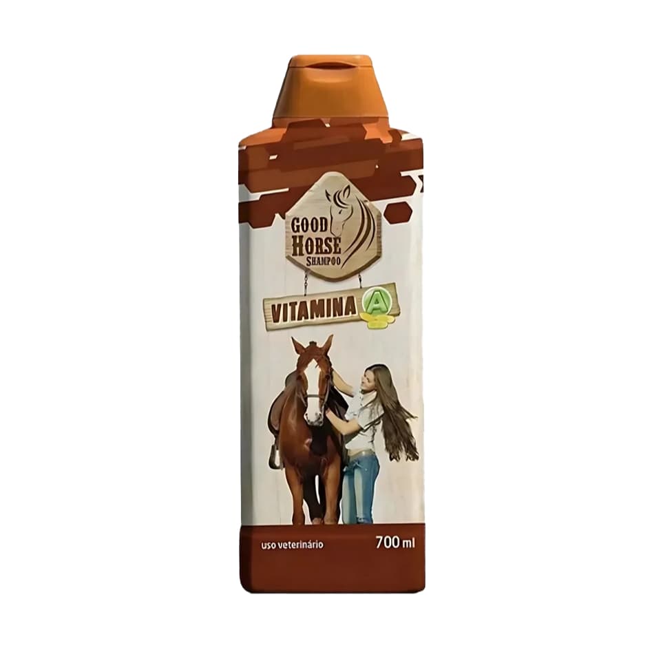 Shampoo Good Horse Vitamina A 700ml Ideal para o Crescimento
