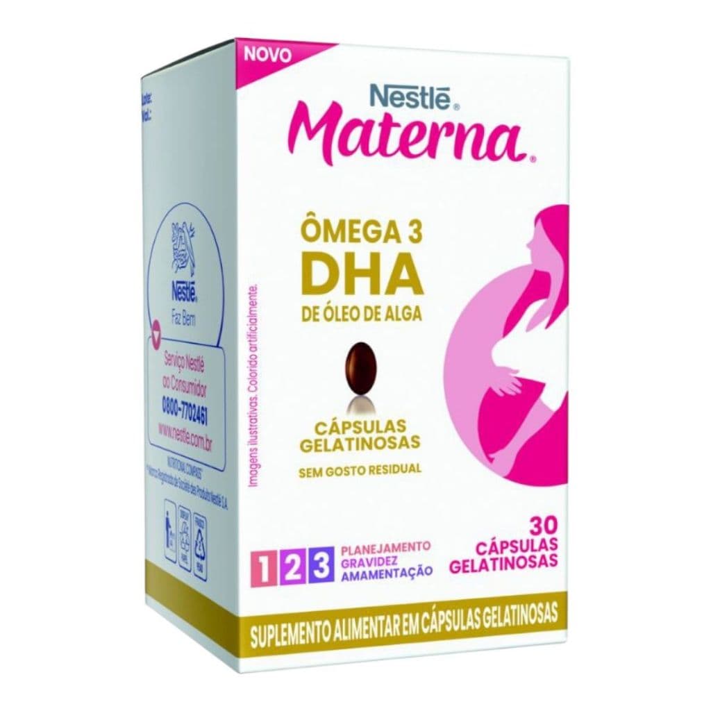 Materna Ômega 3 DHA 30 cápsulas