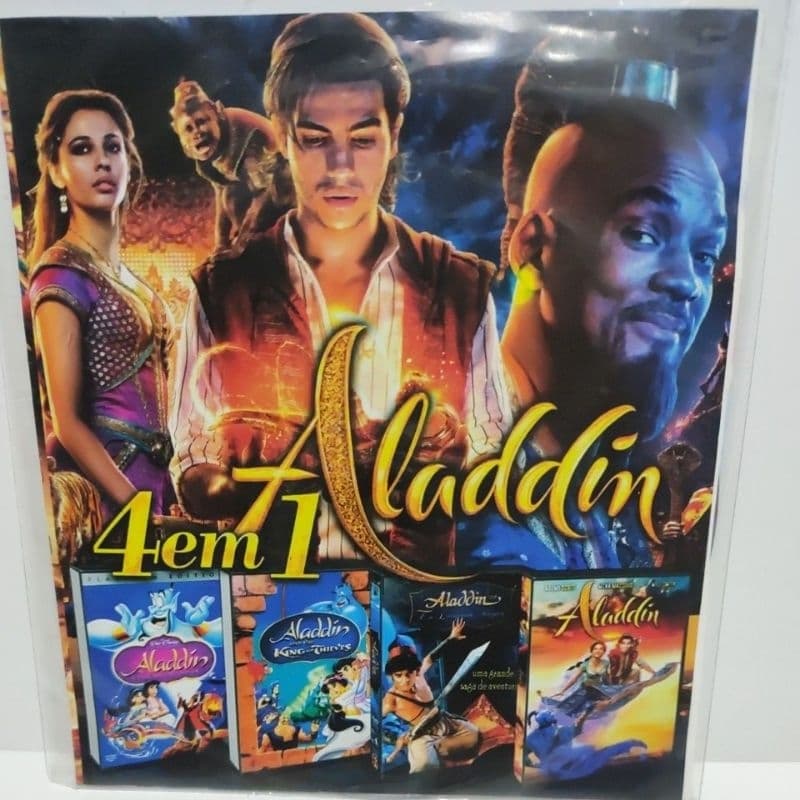 dvd Aladdin 4x1 novo copia