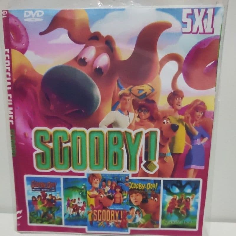dvd Scooby 5x1 novo copia