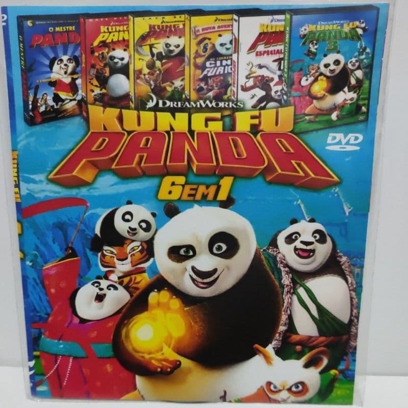 dvd Kung Fu panda 6x1 novo copia