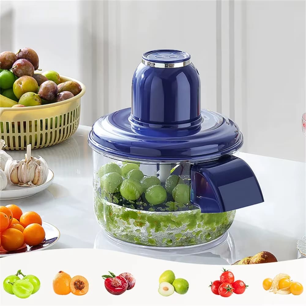 Descascador Elétrico Automático de Frutas e Legumes – Portátil com Bateria USB Recarregável